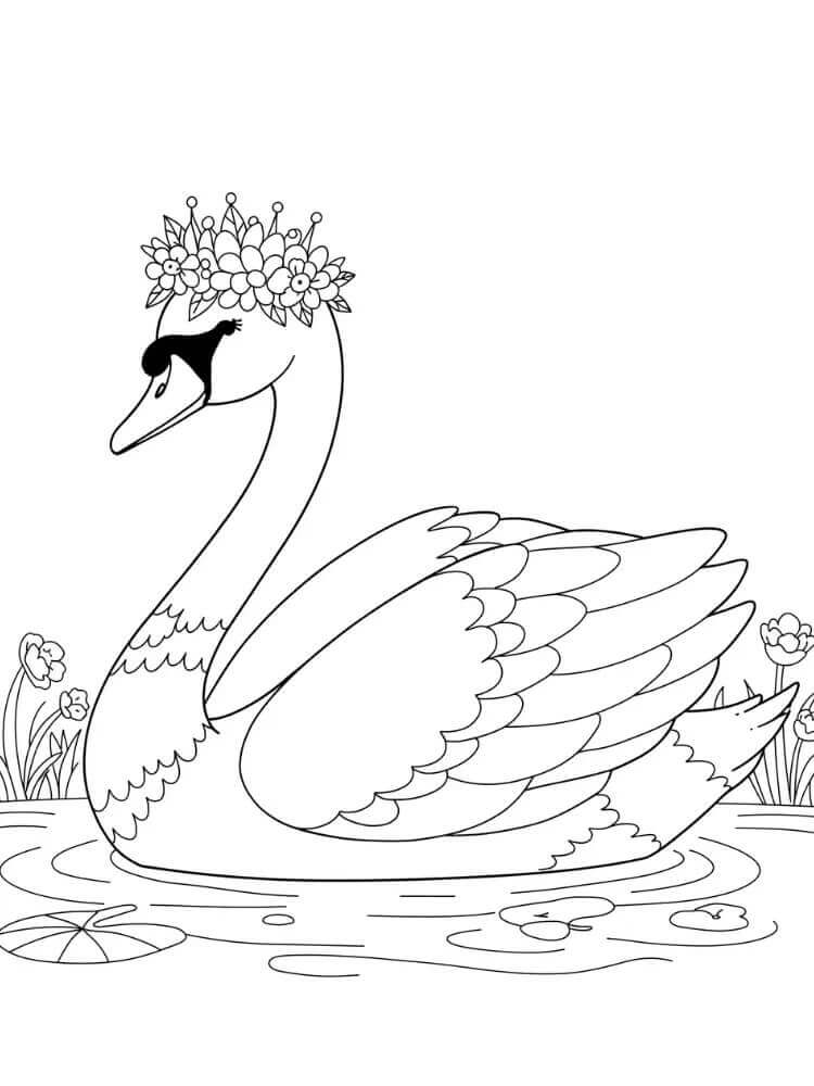 Einfacher Schwan
