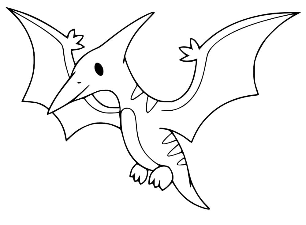 Einfacher fliegender Pterodaktylus