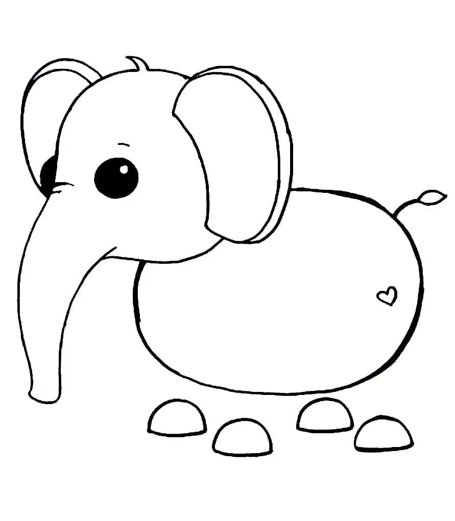 Elefant aus Adopt Me