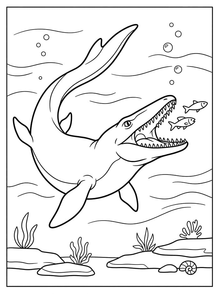 Fantastischer Mosasaurus