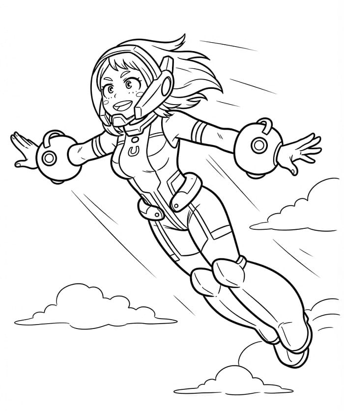 Fliegende Uraraka