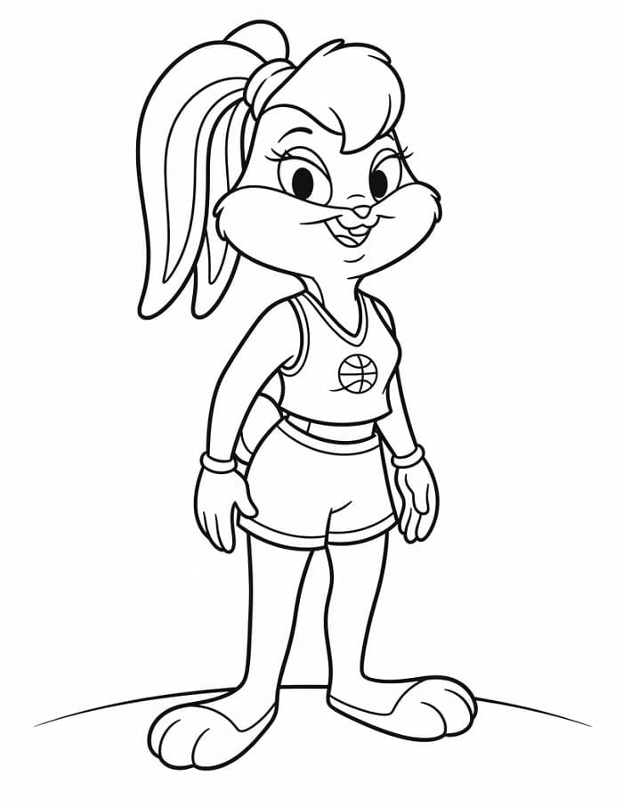 Fröhliche Lola Bunny