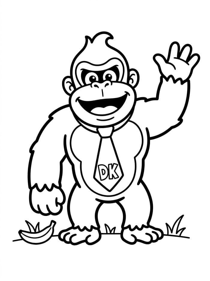 Fröhlicher Donkey Kong