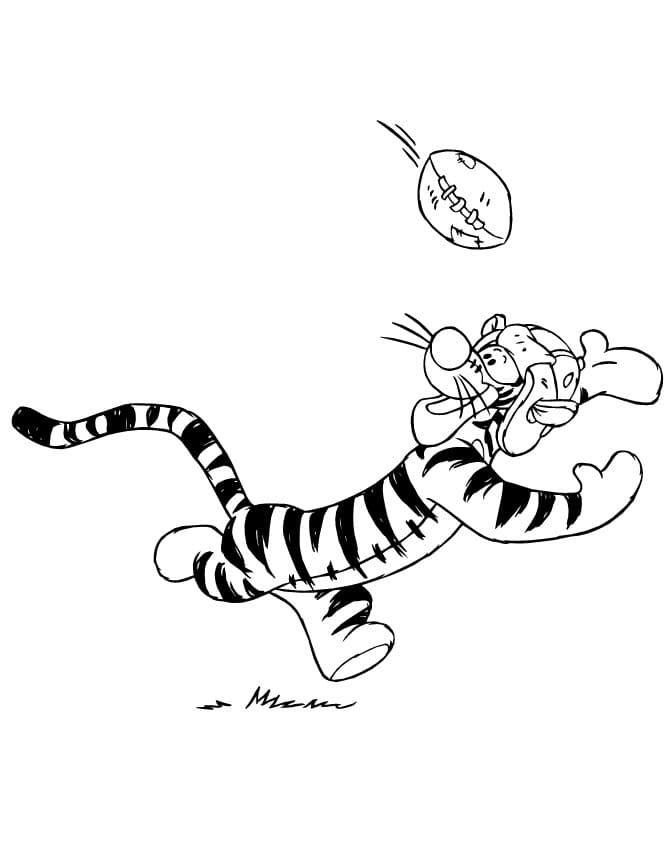 Fröhlicher Tigger