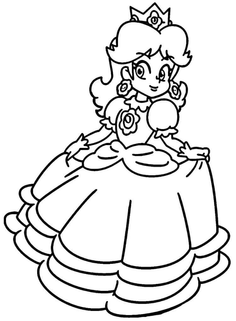 Gratis ausdruckbare Prinzessin Daisy