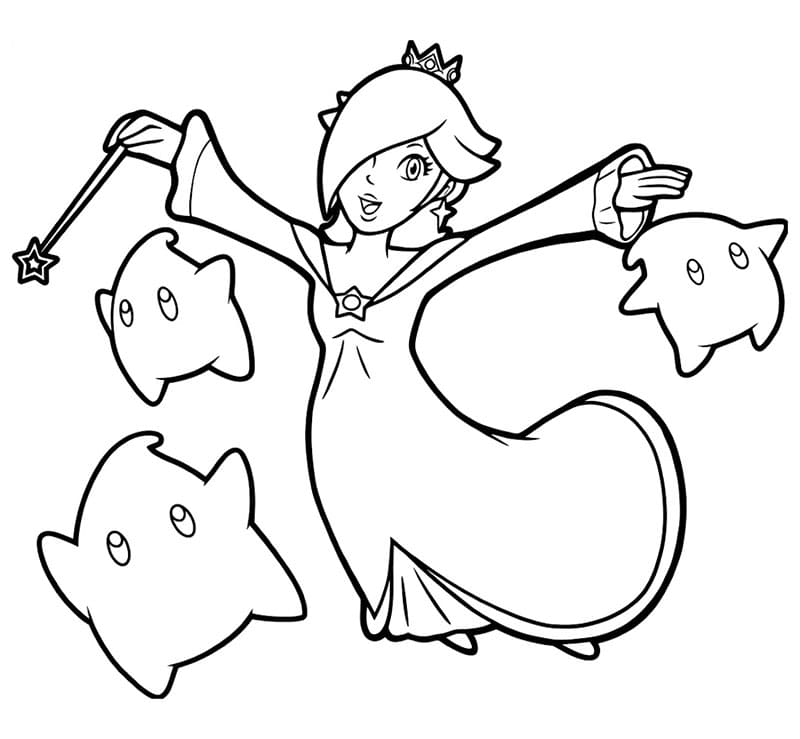 Gratis ausdruckbare Rosalina