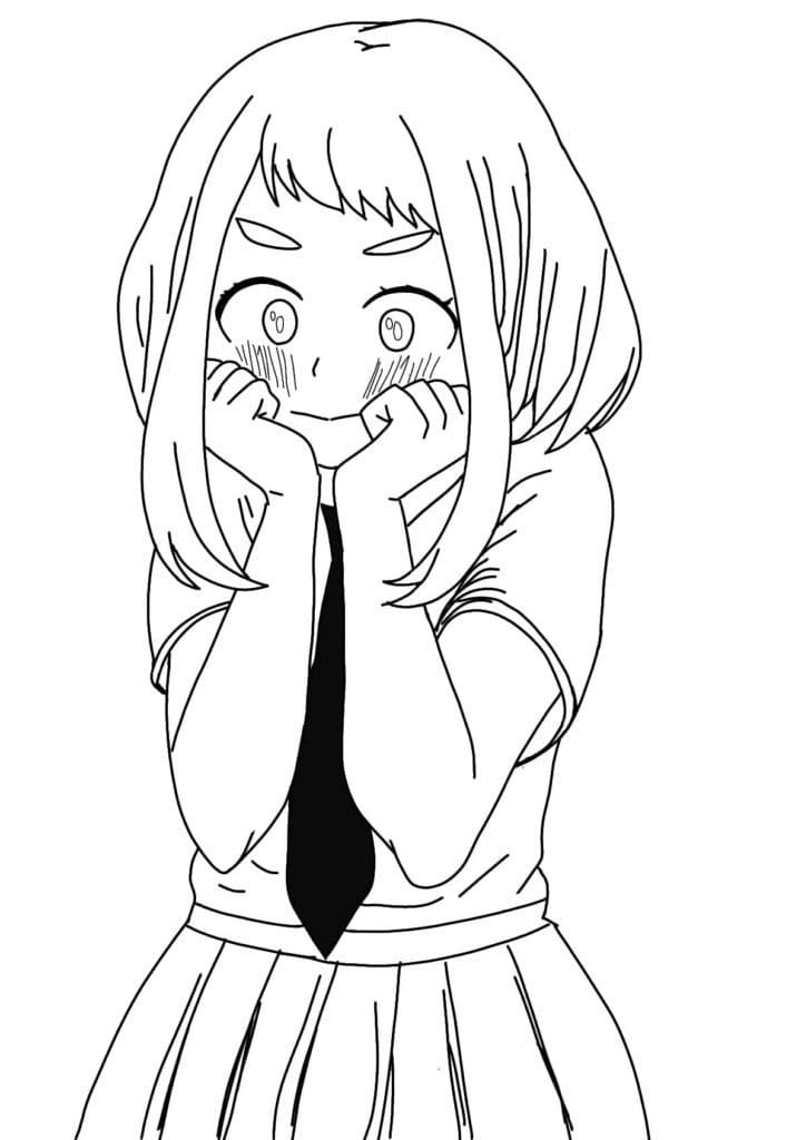 Gratis ausdruckbare Uraraka