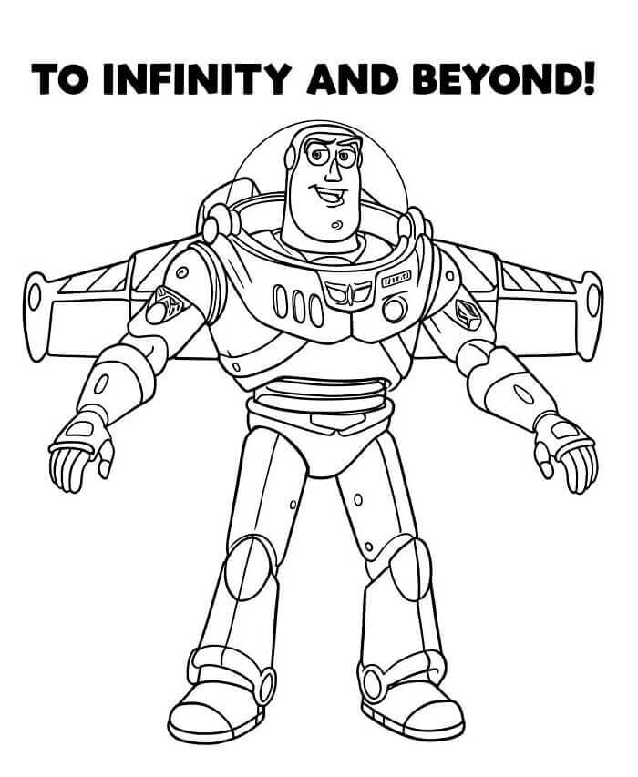 Gratis ausdruckbarer Buzz Lightyear