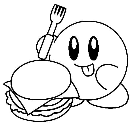 Gratis ausdruckbarer Kirby