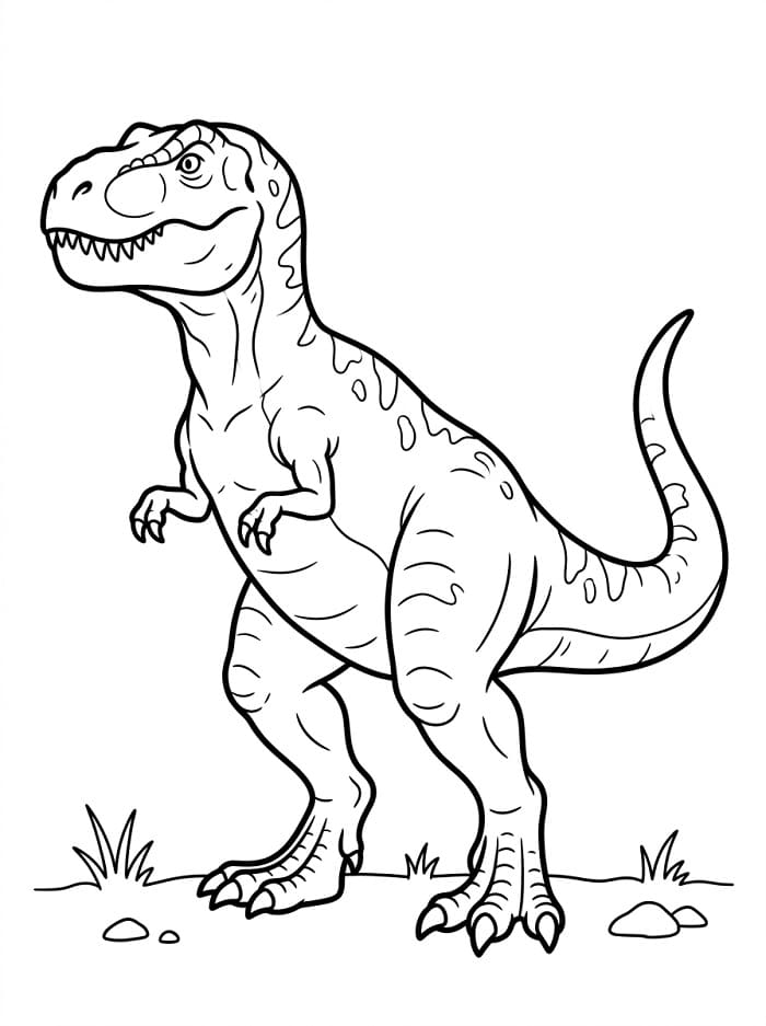 Gratis ausdruckbarer T-Rex
