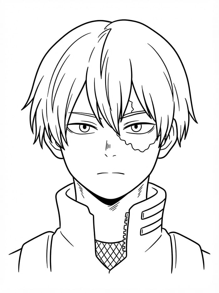 Gratis ausdruckbarer Todoroki