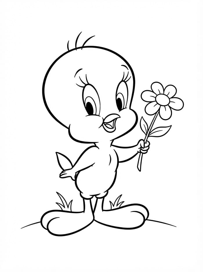 Gratis ausdruckbarer Tweety
