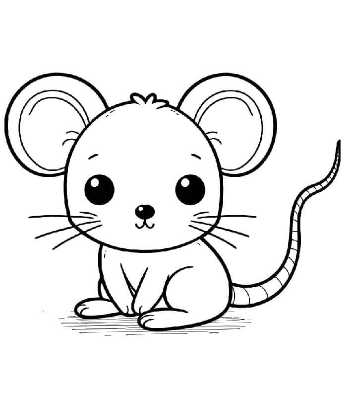 Gratis druckbare Maus