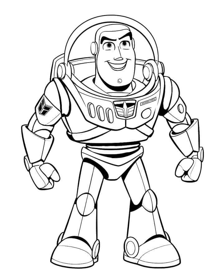 Gratis druckbarer Buzz Lightyear