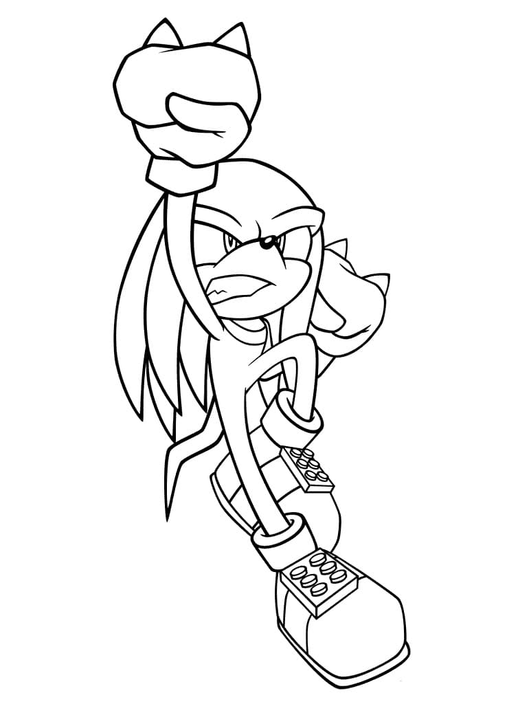 Gratis druckbarer Knuckles