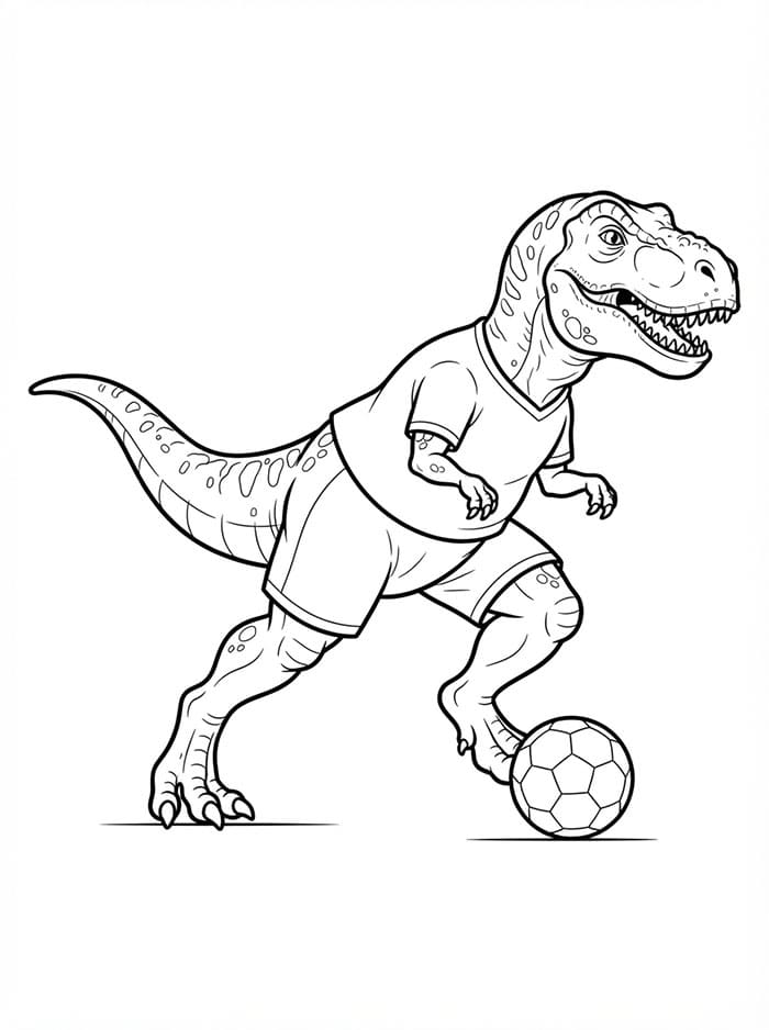 Gratis druckbarer T-Rex