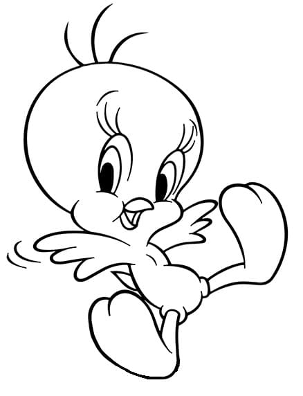 Gratis druckbarer Tweety