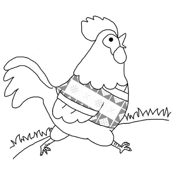Gratis druckbares Huhn