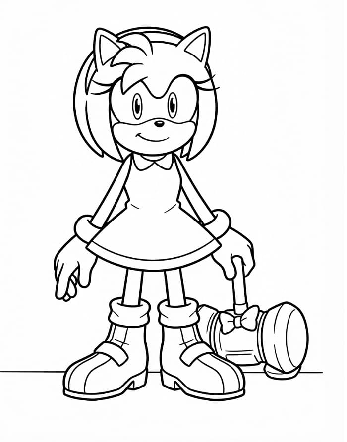 Hübsche Amy Rose
