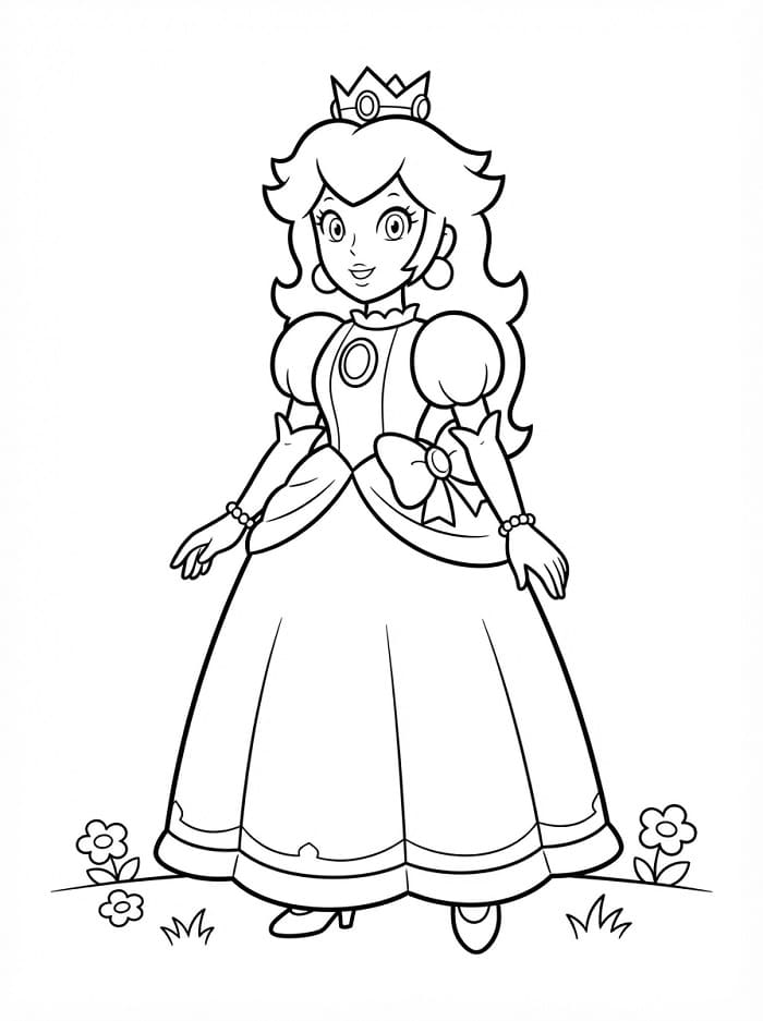 Hübsche Prinzessin Peach