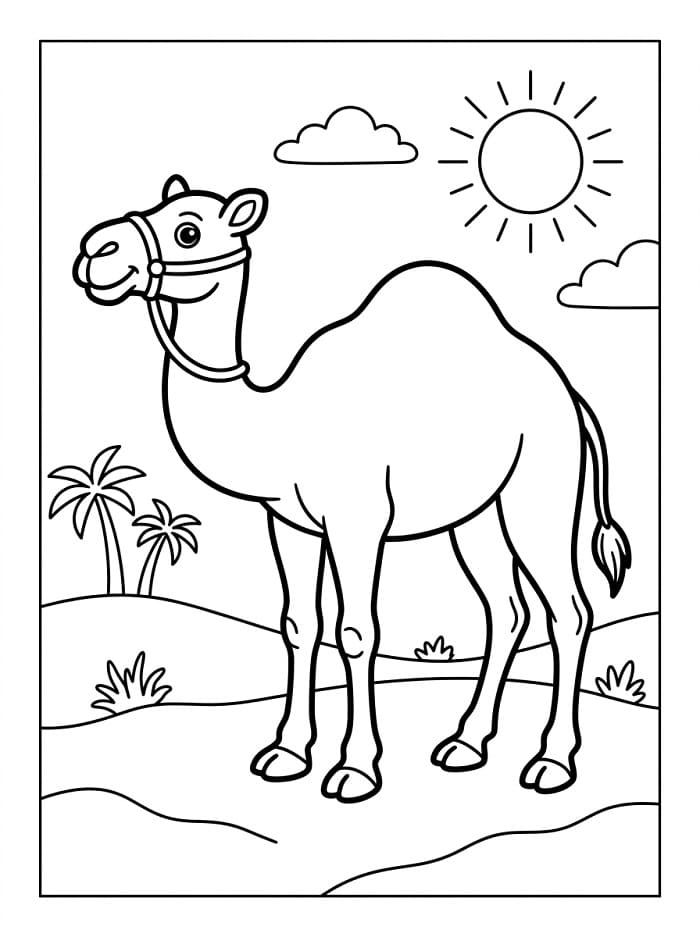 Kamel und Sonne