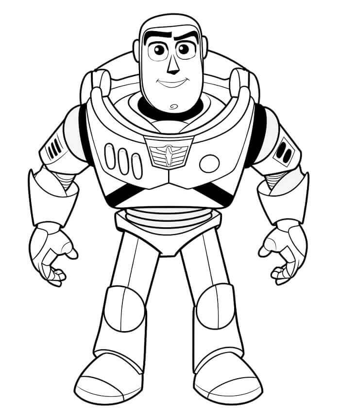 Kostenlos druckbarer Buzz Lightyear
