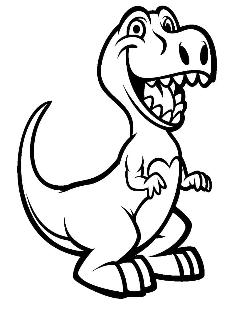 Kostenlos druckbarer T-Rex