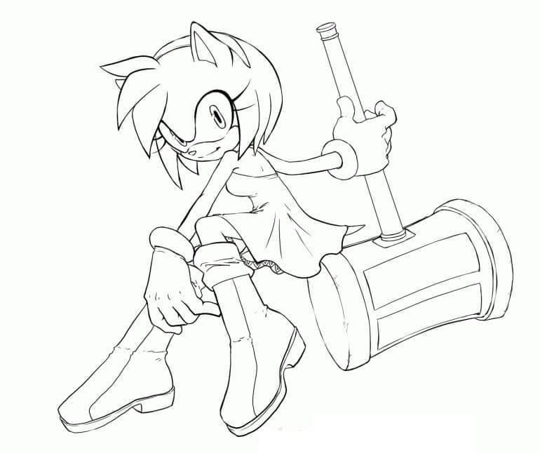 Kostenlose Amy Rose für Kinder