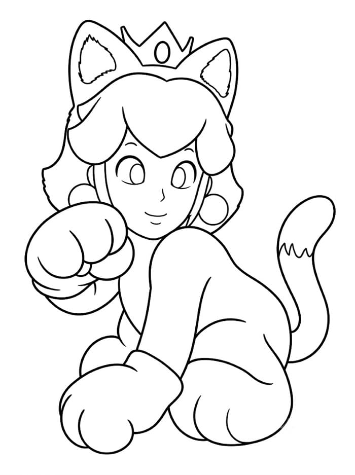 Kostenlose Prinzessin Peach zum Drucken