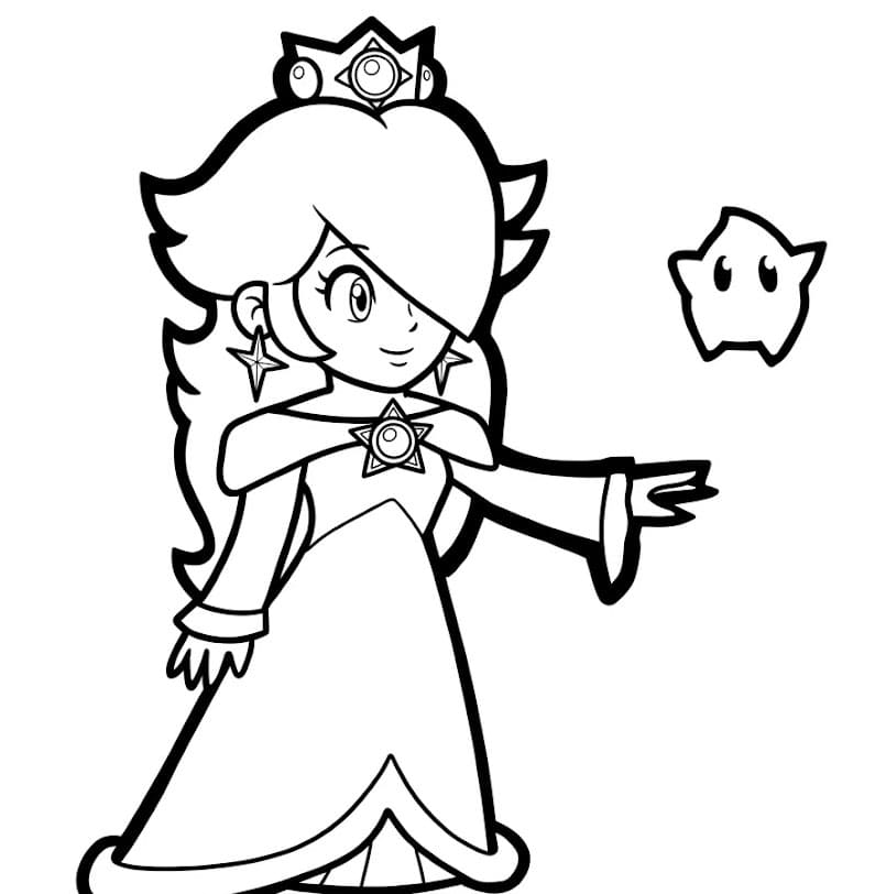 Kostenlose Rosalina für Kinder