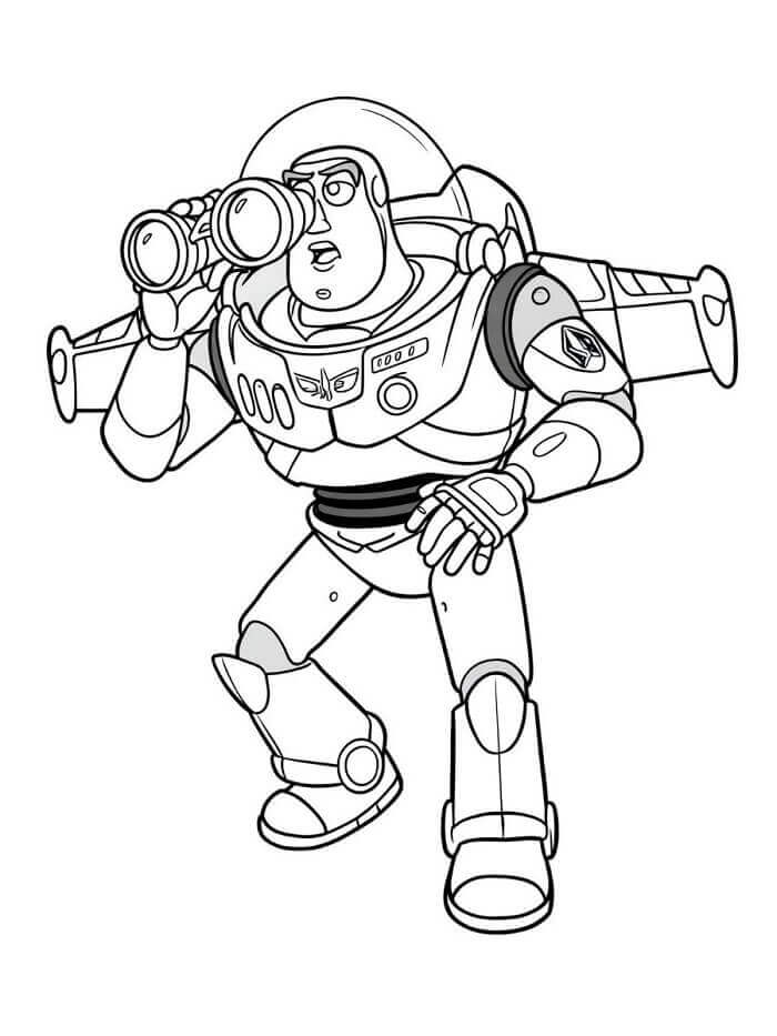 Kostenlose ausdruckbare Buzz-Lightyear-Vorlage
