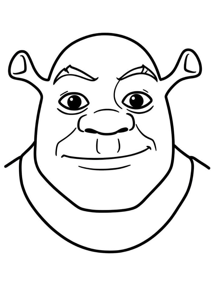 Kostenlose ausdruckbare Shrek-Vorlage