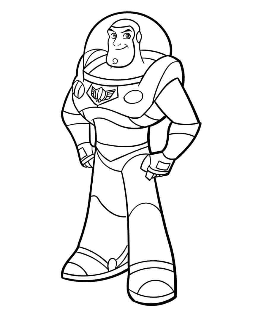 Kostenloser Buzz Lightyear zum Drucken