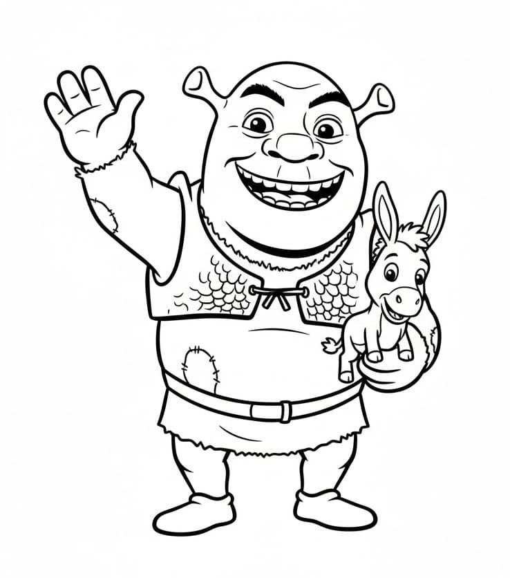 Kostenloser Shrek für Kinder