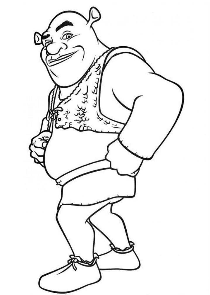 Kostenloser Shrek zum Drucken
