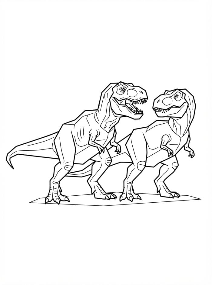 Kostenloser T-Rex zum Drucken