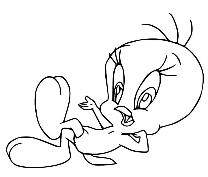 Kostenloser Tweety zum Drucken