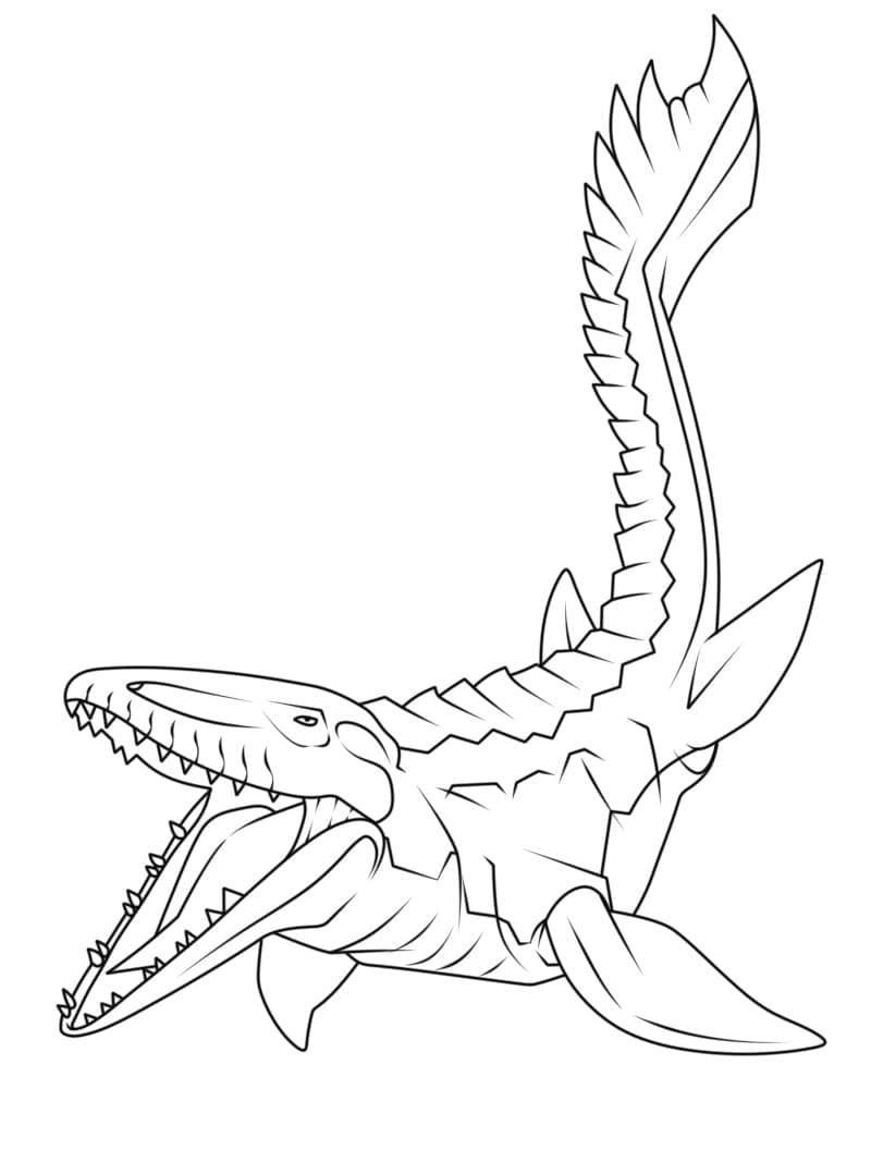 Kostenloses Bild eines Mosasaurus