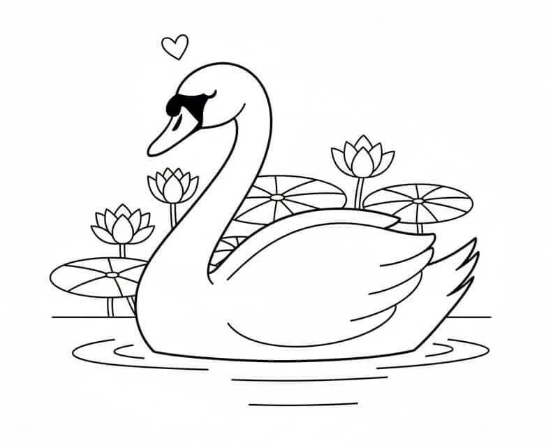 Kostenloses Bild von einem Schwan