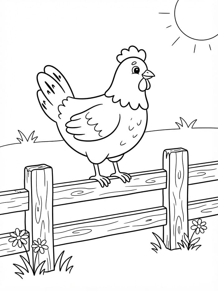 Kostenloses Huhn für Kinder