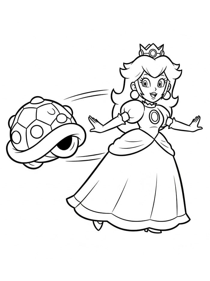 Kostenloses Prinzessin-Peach-Bild