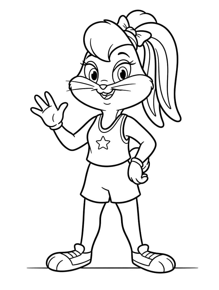 Lächelnde Lola Bunny