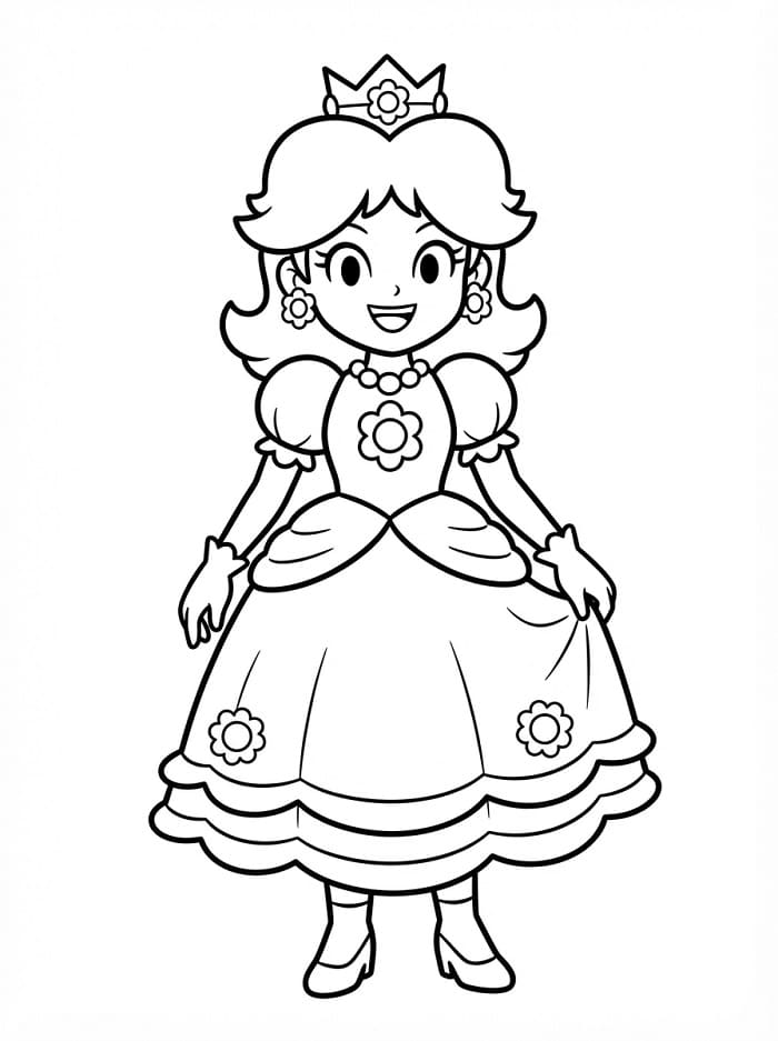 Lächelnde Prinzessin Daisy