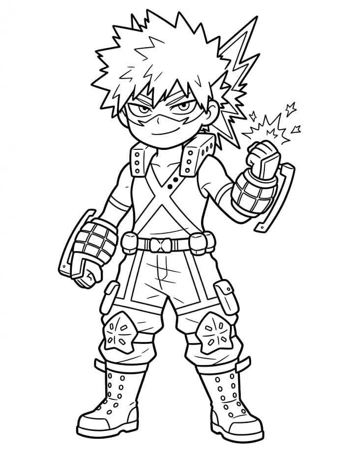 Lächelnder Bakugo