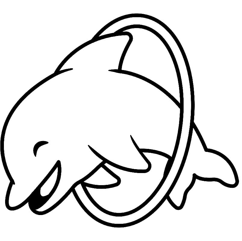 Lächelnder Delfin
