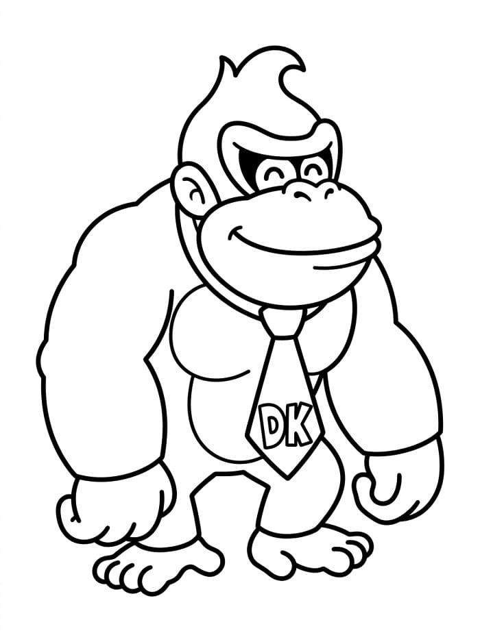 Lächelnder Donkey Kong