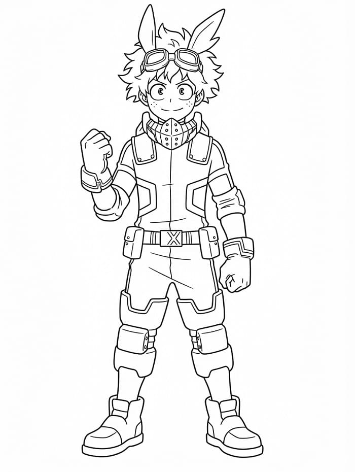 Lächelnder Midoriya