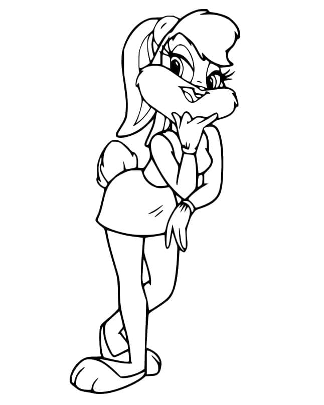 Lola Bunny zum Ausdrucken