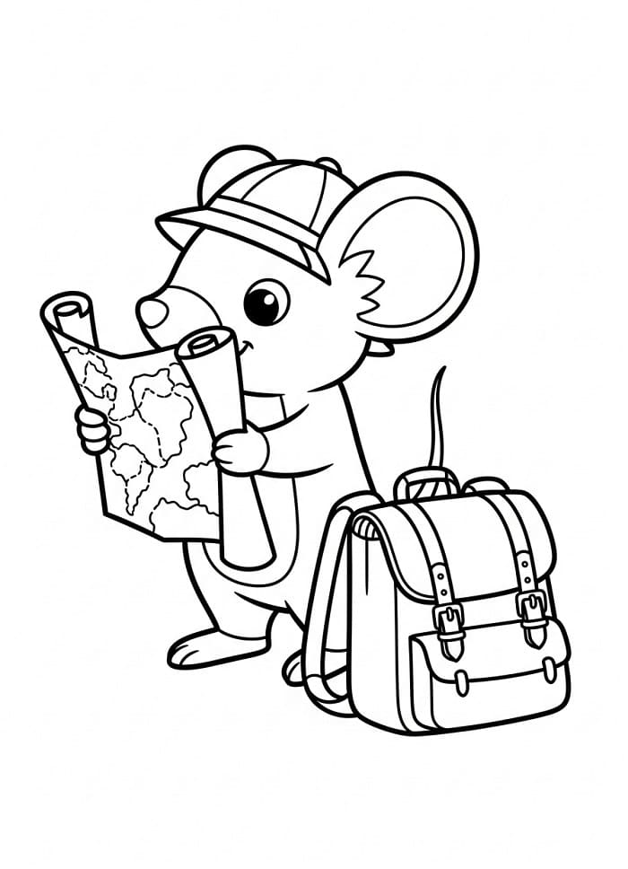 Maus als Zeichentrickfigur