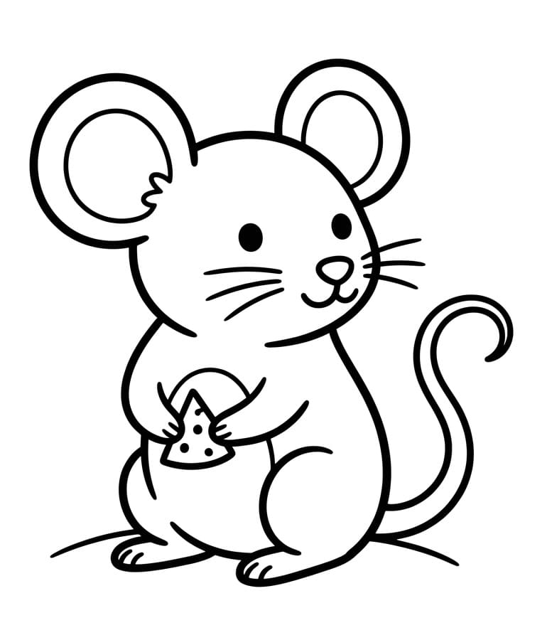 Maus mit Käse